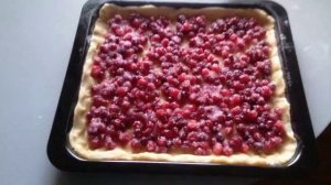 Пирог со свежей клюквой!!)