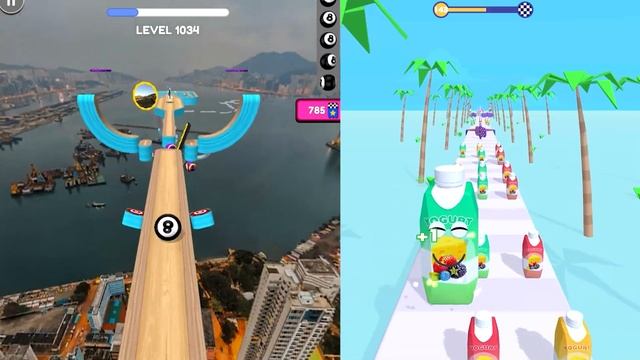 Going Balls | Juice Run - All Level Gameplay Android,iOS - NEW APK UPDATE смотреть онлайн