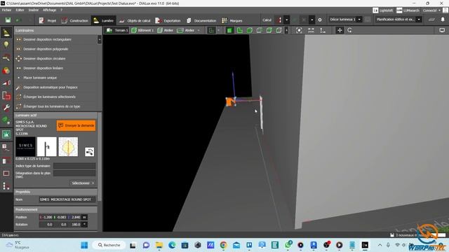 Projet d'éclairage Dialux Evo смотреть онлайн