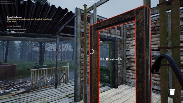 Ranch Sim Demo - Building Our House & A Barn смотреть онлайн