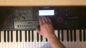 Как прописать сбивку на синтезаторе Casio CT-X3000
