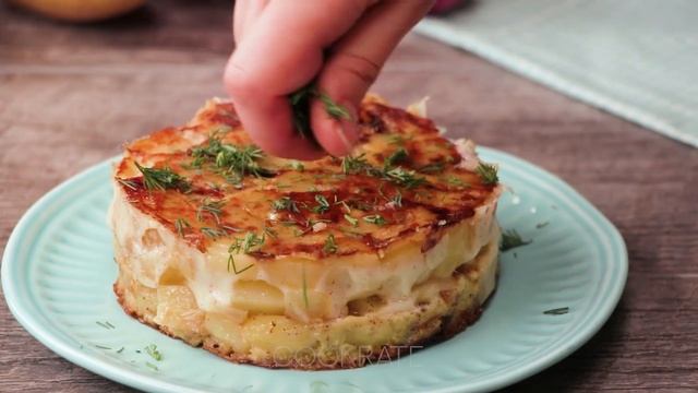 Простой и весьма необычный способ приготовления картофельного омлета.| Cookrate - Русский смотреть онлайн