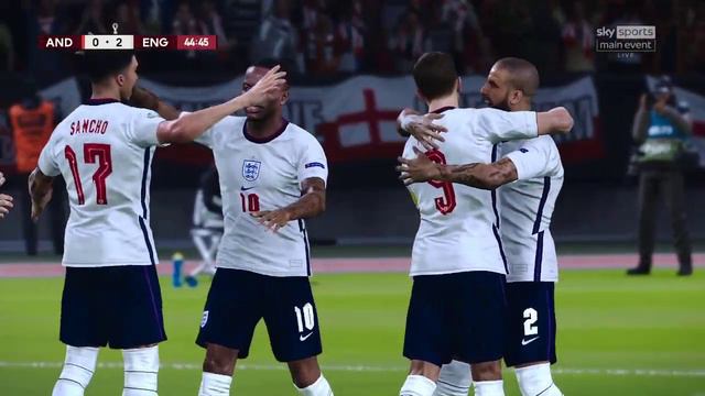 ANDORRA VS ENGLAND - WCQ EUROPE R7 2021 | PES 2021 PATCH 2022 смотреть онлайн