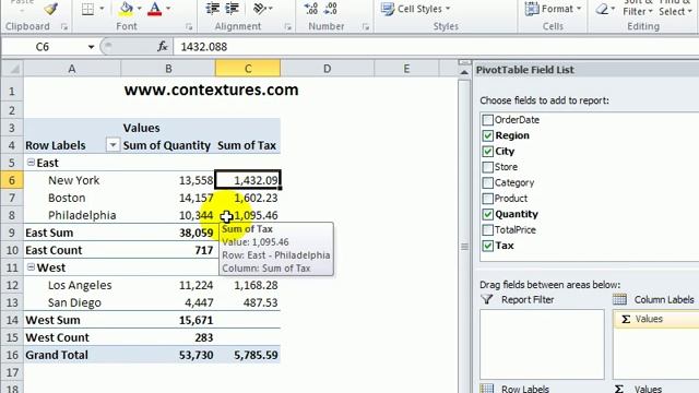 Pivot Table Custom Subtotals and Calculated Fields смотреть онлайн