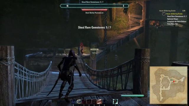 Complete guide to thief heists part 3/6 - Glittering Grotto Walkthrough - ESO смотреть онлайн