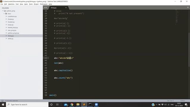 Python 23(String fns.(len, capitalize, count, find, index) ) |11th Std CBSE(Hindi)| Comp Sc. 2020-2 смотреть онлайн