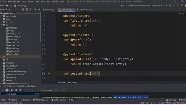Can we call the same fixture more than once per test ? | Interview Question | Selenium Python Pytes смотреть онлайн