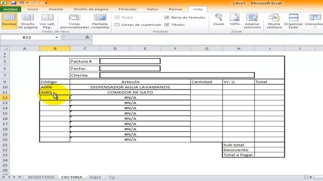 FACTURA AUTOMATIZADA EN EXCEL смотреть онлайн