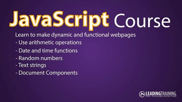 Introduction to the JavaScript Course смотреть онлайн
