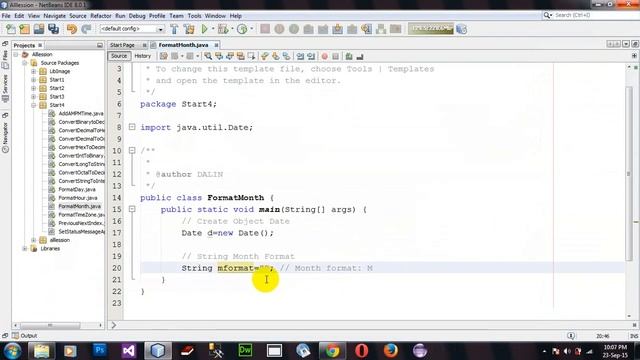 Formatting month using SimpleDateFormat in Java Netbeans смотреть онлайн