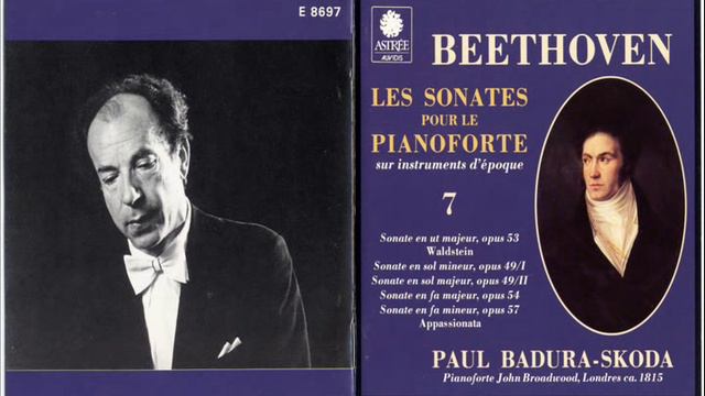 Beethoven - Piano Sonata Op. 57 "Apassionata" - I. Allegro Assai / Paul Badura-Skoda смотреть онлайн