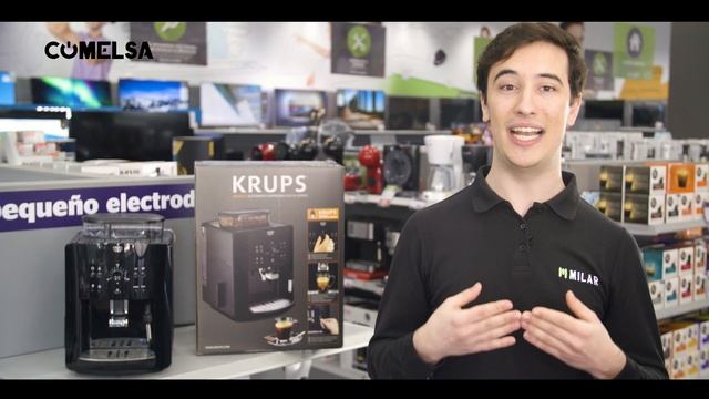 Cómo usar la cafetera superautomática Arábica de Krups смотреть онлайн