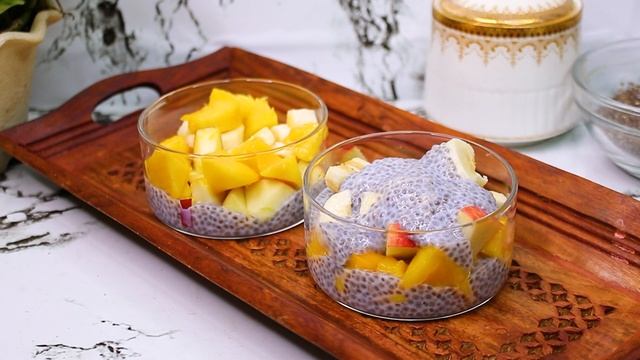 Sugar Free Dessert | Chia Pudding For Weight Loss | Healthy Breakfast Idea | Mango Chia Parfait смотреть онлайн
