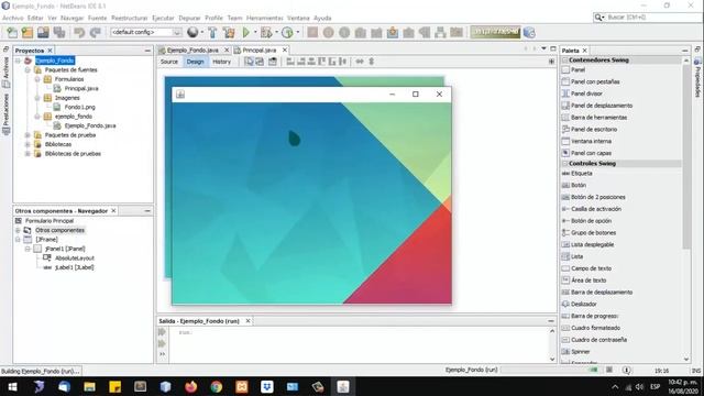 ? Poner IMAGEN DE FONDO en Java Netbeans | Fondo en FORMULARIO JFrame en Java INTERFAZ ✅ смотреть онлайн