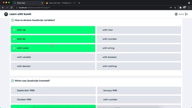 #28 React Project Tutorial - Quiz Application with Firebase - Part 1 смотреть онлайн