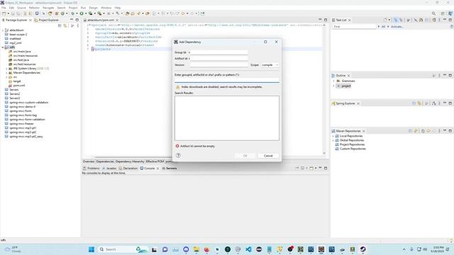 add maven dependencies with eclipse EE смотреть онлайн
