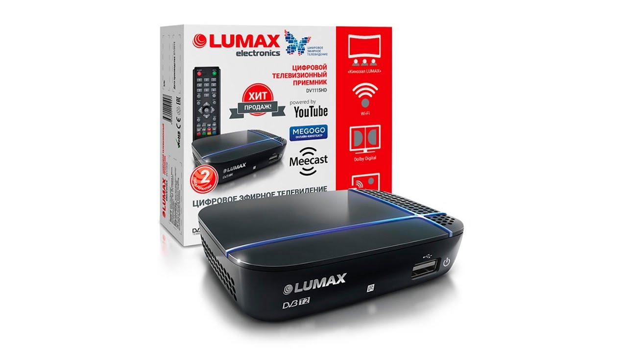 Lumax 1115 - обзор цифровой ТВ приставки