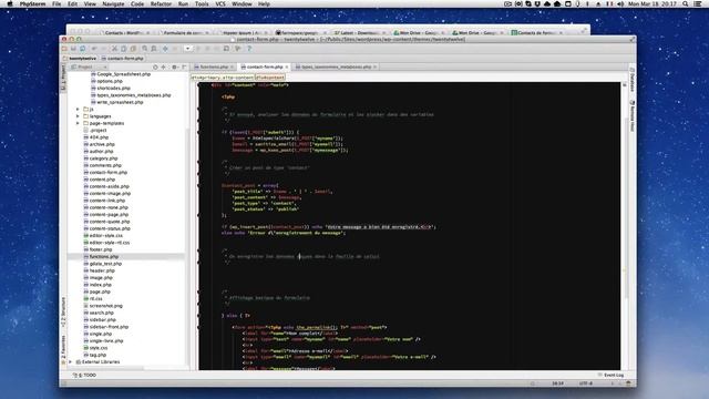 Stocker des données dans une spreadsheet Google Drive / Docs à partir d'un formulaire WordPress смотреть онлайн