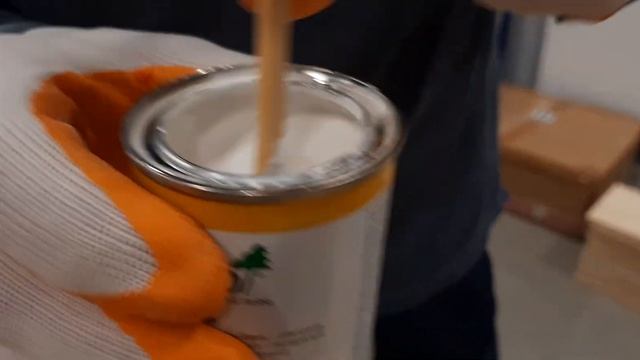 Стол стиль ЛОФТ. Покрываем Цветным маслом Osmo Dekorwachs Intensive Töne 3188 Снег. Часть 1 Начало смотреть онлайн