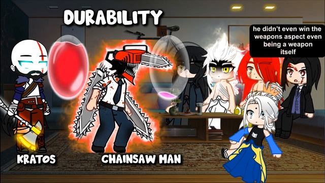Gods React To "Kratos VS. Chainsaw Man" |Record of Ragnarok| || Gacha Club || смотреть онлайн