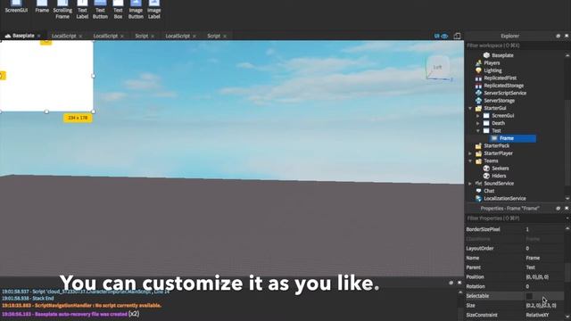 ROBLOX Moving GUI! | Tutorials смотреть онлайн