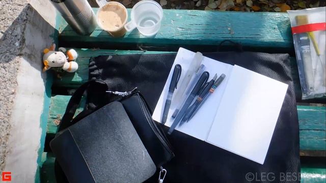 Набор для пленэра и рисунок городского пейзажа (скетч) смотреть онлайн