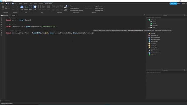 HOW TO USE TWEENSERVICE (BEGINNERS) | Roblox Studio Tutorial смотреть онлайн