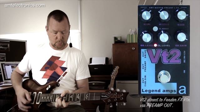 AMT Electronics : Vt2 Preamp & Effects Pedal смотреть онлайн