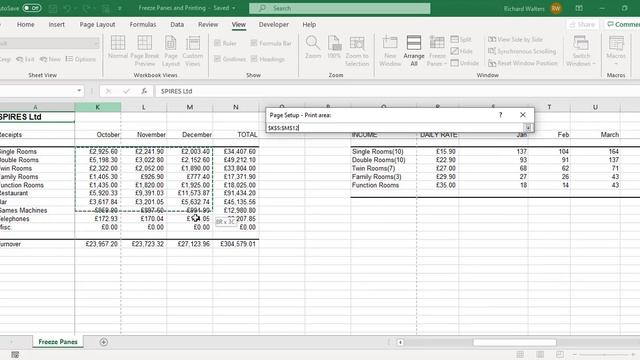 How to Print with Freeze Panes applied in Microsoft Excel смотреть онлайн