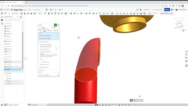 How to Create Your Own 3D Lego Man Using Onshape! смотреть онлайн