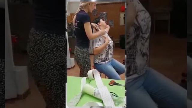 Лимфодренажное тейпирование шеи смотреть онлайн