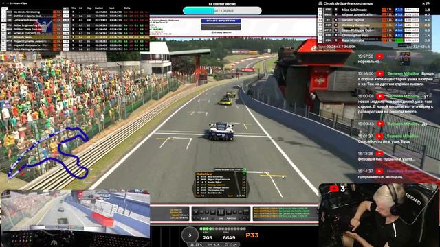 SPA 24HR_Spa-Francorchamps_Ferrari 488 GT3 смотреть онлайн