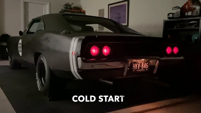 1968 Dodge Charger Magnaflow Exhaust Sound - 402 Magnum Crate Engine - Cold Start vs. Warm Start смотреть онлайн