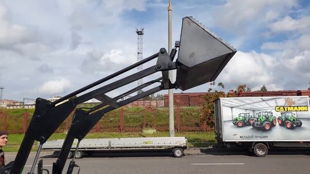 ?Минитрактор CATMANN MT 242 с фронтальным погрузчиком смотреть онлайн