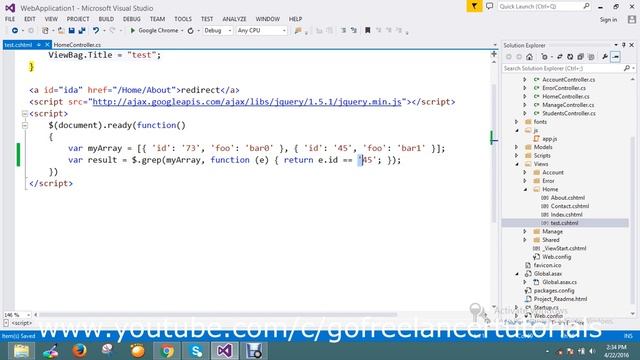 Find object by id in an array of JavaScript objects смотреть онлайн
