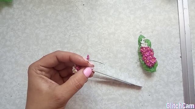 Сирень из фоамирана. Мини сирень на заколочке смотреть онлайн