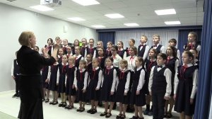 Муз. М. Глинки, сл. В. Забеллы, перелож. для 2-х гол. хора С. Благообразова "Ты, соловушка, умолкни"