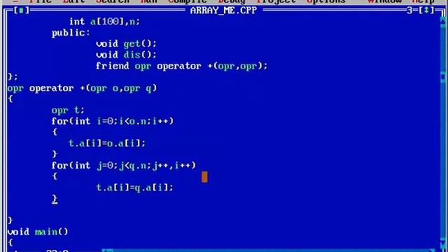 Merge Two Array Using Operator Overloading In C++ Tamil смотреть онлайн