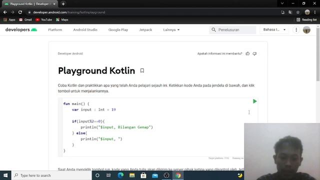 menentukan bilangan ganjil atau genap (kotlin) смотреть онлайн