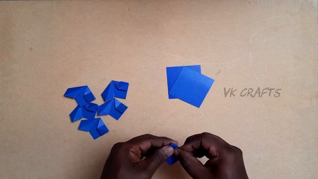 How to make Origami Star | VK Crafts смотреть онлайн
