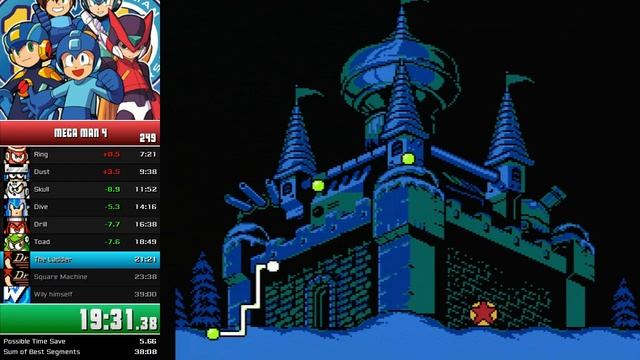 Mega Man 4 | SPEEDRUN | 38:51 смотреть онлайн