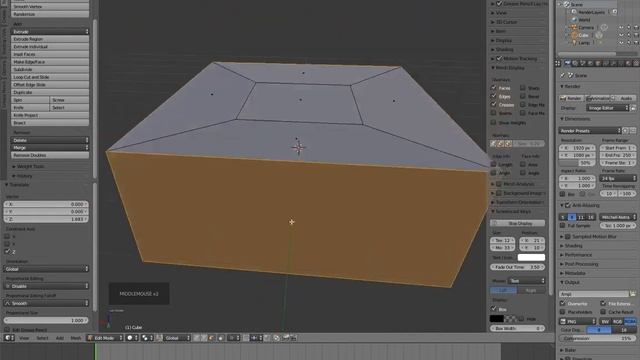 Introducción 08 Herramientas de extrusión en Blender 2 78 смотреть онлайн