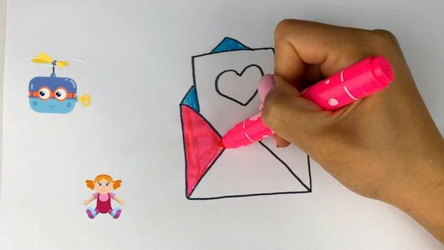 Bolalar uchun xat rasm chizish/Drawing letter for children/Рисование письма для детей смотреть онлайн