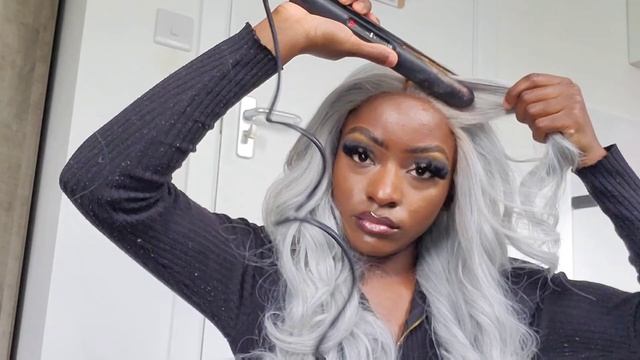 JANET COLLECTION | BRIS WIG | REMY ILLUSION | X LONG | BOMB GLUELESS GREY WIG !! ? смотреть онлайн