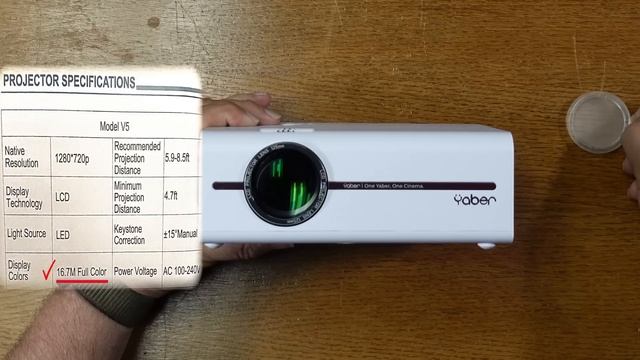 YABER V5 Mini Projector / The home Wi-Fi movie station смотреть онлайн