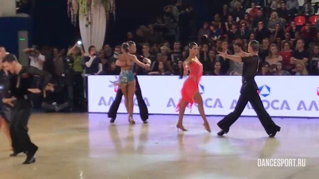 Mstislav Kazakov - Alena Kazakova, RUS, 1/16 Pasodoble смотреть онлайн