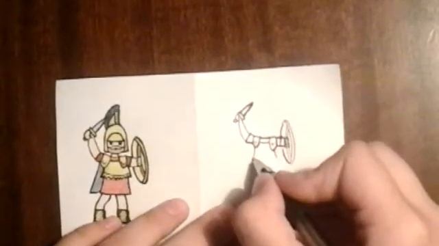 Как нарисовать Древнегреческого воина?))) смотреть онлайн