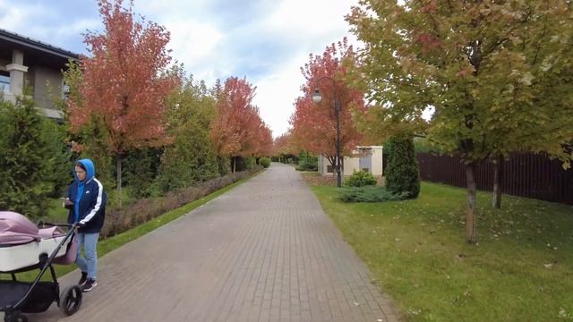 Приехала сестра с племянницей в гости. ( Гуляли по Осенней Немецкой Деревне )