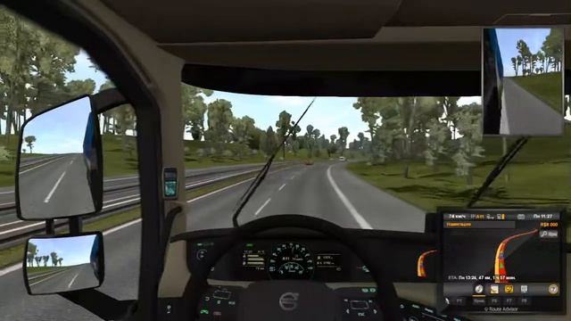 ETS2 1.36 (КАРТА ЭЛЬДОРАДО) ч1. ЗВУКИ EVR. смотреть онлайн