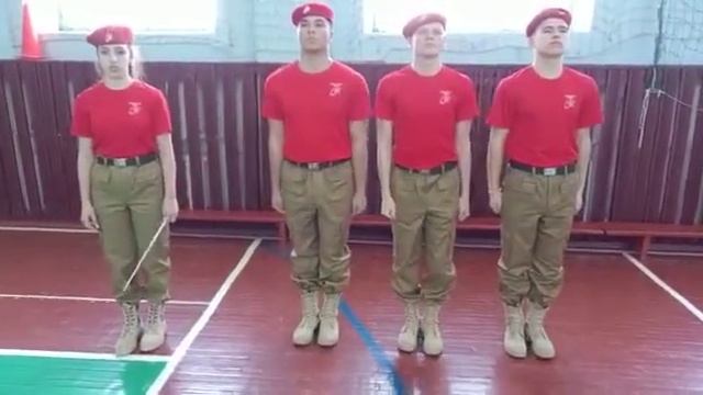 Строевая подготовка, отработка строевого шага смотреть онлайн